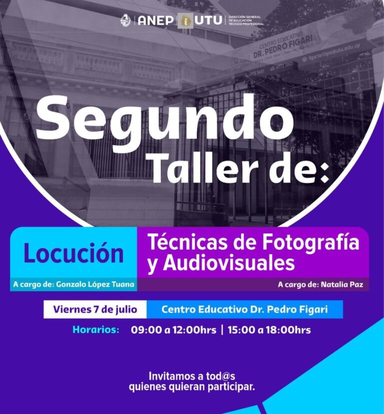 Lee más sobre el artículo 2° Taller de Locución, Técnicas de Fotografía y Audiovisuales